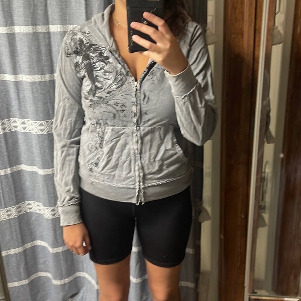 Sinful grey zip up